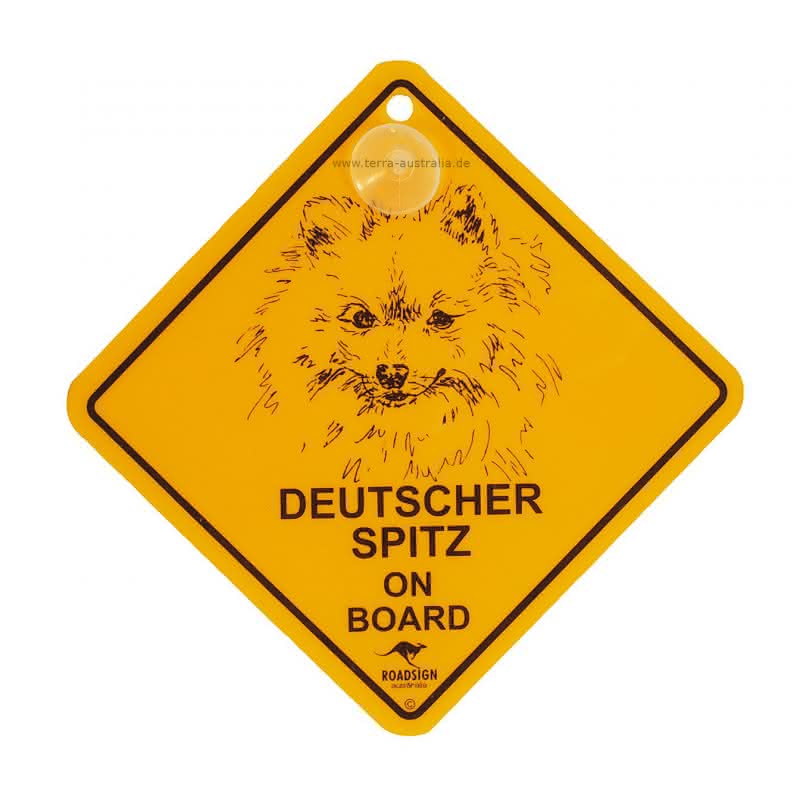 Roadsign "Hunde-Swinger - Deutscher Spitz"